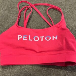 Peloton Vibrant Pink Sports Bra - medium
